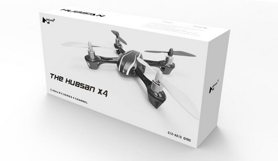 hubsan x4 quadcopter box